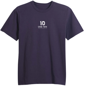 เสื้อยืดคอตตอนรีไซเคิลสำหรับผู้ชาย สีไนท์เชด เป็นมิตรต่อสิ่งแวดล้อม คุณภาพพรีเมียม คอกลม แขนสั้น สวมใส่สบายๆ ใช้ได้ทุกวัน - Product Image 1