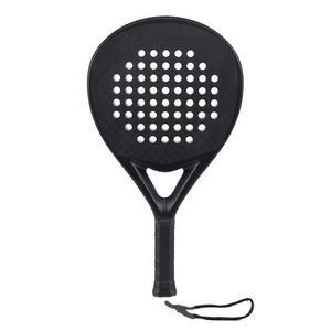 Raquette de paddle-tennis en fibre de carbone diamantée, design personnalisé professionnel, avec filet en polyester et logo personnalisé - Product Image 1
