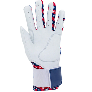 Custom Logo Leather Batting Gloves with <b>Hook</b> & Loop Closure for Adults-Lightweight Durable Customizable Color - Product Image 6