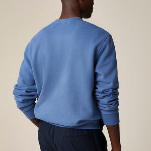 Sudadera de invierno informal extragrande con media cremallera, hecha a medida, al por mayor, de alta calidad, 100% algodón para hombre - Product Image 2