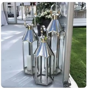 Portavelas Colgante de Acero Inoxidable Hecho en India para Decoración de Hogar, Hotel, Restaurante, Boda, Oficina - Product Image 6
