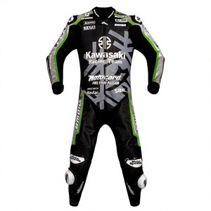 ชุดแข่งรถมอเตอร์ไซค์ Alex Lowes WSBK หนังวัว/หนังจิงโจ้ สำหรับขับขี่/แข่งรถ ยี่ห้อ Rawasaki ระดับ CE Level 2 - Product Image 1