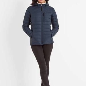 Chaqueta Acolchada Brillante de Alta Calidad, Transpirable, con Logotipo Personalizado, para Otoño e Invierno, Rellena de Poliéster, Ecológica e Impermeable para Mujer - Product Image 3