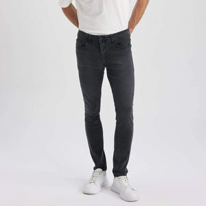Jeans tendance pour hommes, vente en gros de pantalons en jean, coupe slim, jeans stretch pour hommes, jeans noirs pour hommes - Product Image 5