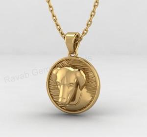 Best Selling Solid 925 Sterling Silver Custom Memorial Personalized Pet Dog Portrait Coin Pendant Necklace Fine Jewelry For Men - Product Image 6