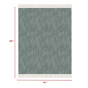 High Quality 100% Cotton Throw <b>Blanket</b> Beautiful Color Woven Custom Cotton Throw for Home Decor All Season Use. - Product Image 6