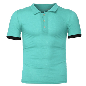 Conjunto de camiseta polo y pantalones cortos ligeros de verano para hombre, conjunto de dos piezas de algodón para gimnasio, entrenamiento físico, camiseta polo y pantalones cortos. - Product Image 6