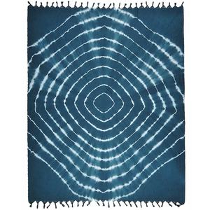 Spiral Tie Dye gros turc serviette jeter couverture tissé Peshtemal pique-nique plage serviette couvertures 100% coton spirale Pestemal - Product Image 2