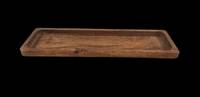 Plateau de service carré jetable en bois de manguier écologique, planche en bois, passe au lave-vaisselle, assiette à dessert pour cadeaux