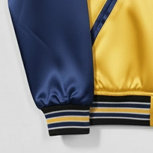 Ventes chaudes, prix bas, vestes de sport personnalisées avec logo d'équipe, fournisseur direct d'usine, veste universitaire pour hommes, col côtelé, hiver - Product Image 5
