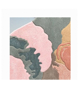 Tapis contemporain abstrait en laine, sculpté à la main, forme irrégulière, tapis doux pour salon, chambre à coucher, décoration intérieure, pièce d'ameublement - Product Image 3