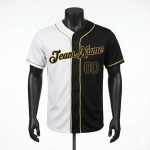 Camiseta de Béisbol Estilo Vintage, Personalizable con el Nombre del Equipo, Camiseta de Béisbol de Malla de Secado Rápido, Ropa Deportiva de Entrenamiento al por Mayor - Product Image 1