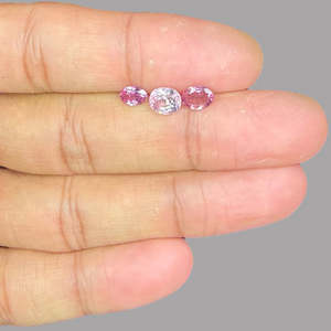 Pierres précieuses en tourmaline rubellite naturelle, tailles variées, 25 carats au total, prix par carat - Product Image 2