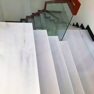 Decorative White <b>Marble</b> Floor Tiles Smooth Surface Natural Stone for Architectural Projects - Product Image 2