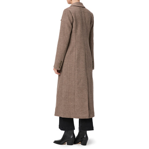 Manteau long trench pour femme, double boutonnage, manches longues, coupe ample, coupe-vent automne-hiver, vêtement de bureau tendance - Product Image 2