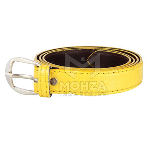 Vente Flash : Ceinture en Cuir de Vachette de Qualité Supérieure, Respirante, Légère, avec Boucle Ardillon Argentée, Décontractée, Réglable, Design Personnalisé - Product Image 4