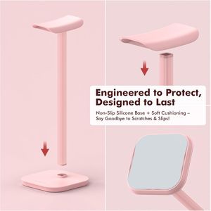 Supporto da scrivania in alluminio per cuffie con gancio appendi-auricolari per accessori cuffie e auricolari - Product Image 4