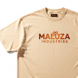 เสื้อยืดโอเวอร์ไซส์ปักโลโก้ตามสั่ง ผู้ชาย ผ้าคอตตอนหนา สตรีทแวร์ ทรงหลวม ไหล่ตก แบบเรียบ ยูนิเซ็กส์ รุ่น 2026 - Product Image 2