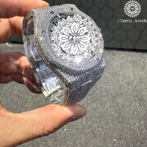 Charm_Jewels Luxury Stainless Steel Square Analog Quartz <b>Watch</b> With Sapphire Crystal 42mm Luminous Unisex - Product Image 2