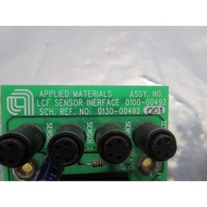 อินเทอร์เฟซเซ็นเซอร์ LCF รุ่น AMAT 0100-00492, 111193 - อุปกรณ์และอะไหล่เซมิคอนดักเตอร์ระดับโลกที่เชื่อถือได้ - Product Image 1