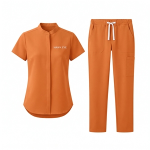 Ensemble de tenues médicales extensibles pour femmes, uniforme d'infirmière, vêtements de travail pour hôpital, tenue de travail anti-rides - Product Image 3