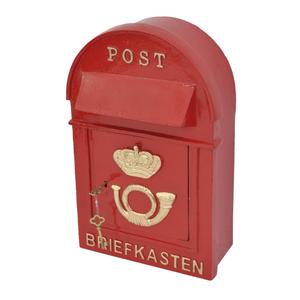 Buy Online Brieven <b>Post</b> <b>Box</b> <b>For</b> <b>Home</b> Decoration Factory Price Customizable Letter <b>Box</b> Red Coated Weatherproof Wall Mount - Product Image 4
