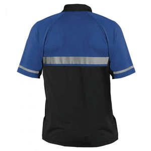 Camisa de Seguridad Reflectante Transpirable de Alta Visibilidad con Bordado Personalizado y Tela de Poliéster para Uniformes de Trabajo Corporativos - Product Image 3