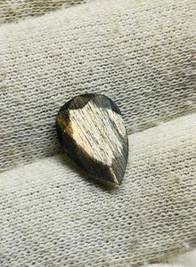 Pierre précieuse naturelle Sunstone effet pluie de météores, taille poire multi-facettes fantaisie, pierre libre 13.50x9.40MM 2.40cts pour la fabrication de bijoux - Product Image 3