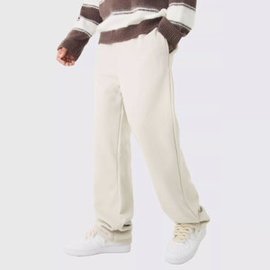 Men's Sporty Style Relaxed Baggy <b>Trousers</b> <b>Elastic</b> <b>Waist</b> Breathable Eco-Friendly Polyester/Cotton Anti-static Anti-Wrinkle Pants - Product Image 1