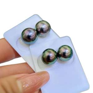 Venta Directa de Fábrica, Pendientes de Perlas de Agua Dulce de Plata de Ley S925 de Grado AAAAA, Luz Intensa, Sin Defectos, Belleza Natural en Todo el Cuerpo - Product Image 5