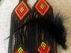 TRENDING Top <b>set</b> Handmade Tribal Seed <b>Bead</b> Necklace <b>Set</b> Boho Ethnic Jewelry for anniversary ,party,christmas - Product Image 5