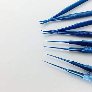 Juego de Instrumentos de Microcirugía Oftálmica, Kit de Herramientas Quirúrgicas Manuales, Tijeras de Acero Inoxidable, Portaagujas, Pinzas - Product Image 5