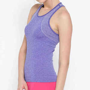 Custom Wholesale New <b>Women</b> tank <b>Top</b> Best Design Style Short Sleeve Short Tank <b>Top</b> Casual <b>Mesh</b> Panel Tank <b>Top</b> Scoop Neck - Product Image 6