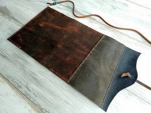 Cubierta de Cuaderno de Cuero Genuino de Lujo Clásico, Ecológica y Sostenible, Certificada por LWG, Resistente al Agua, Hecha a Mano, Personalizada, Venta al Por Mayor - Product Image 4