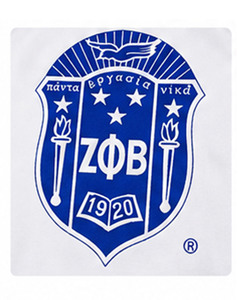 Customized Zeta Phi Beta Sorority 100% Cotton Fleece 500g Raglan Sleeve Crew Neck Pocket Casual Breathable <b>Men's</b> Hooded Pullover - Product Image 4