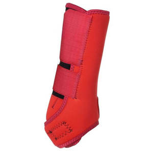 Bottes de médecine sportive réglables en néoprène et cuir pour l'équitation – Protection de haute qualité pour les tendons et les sabots - Product Image 1