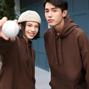 High Quality Hoodies <b>Men</b> <b>Pullover</b> Thick Fleece Plus Size Loose Custom Logo Women's Hoodies - Product Image 2