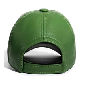 หมวกเบสบอลหนังแบบยูนิเซ็กซ์ สไตล์วินเทจ ปักโลโก้ 3 มิติ ปรับขนาดได้ ลายสปอร์ต เหมาะสำหรับงานองค์กร - Product Image 3