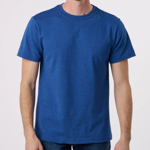 T-shirt à manches courtes pour homme en coton de bambou, t-shirts durables pour homme, t-shirt d'été à col rond, t-shirt en jersey bio pour homme - Product Image 1