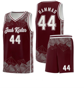 Uniforme de basket-ball de qualité supérieure, personnalisé, sportif, 100% polyester, séchage rapide, marque personnalisée, unisexe - Product Image 1