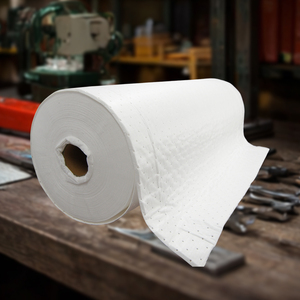 Rollo Absorbente de Aceite Grande de 200 m, Rollo Absorbente para Control de Derrames de Aceite, Combustible y Diésel en Talleres, Fábricas y Almacenes - Product Image 1