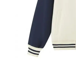 High Quality Faux <b>Leather</b> Sleeve Baseball Varsity <b>Jacket</b> <b>Winter</b> Fashion Wear With Waterproof Feature Warm And Stylish - Product Image 2