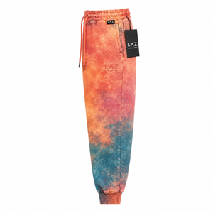 Pantalon de survêtement décontracté pour homme, taille haute, couleur unie, 100% coton, respirant, séchage rapide, qualité supérieure, nouvelle mode, effet délavé à l'acide - Product Image 2