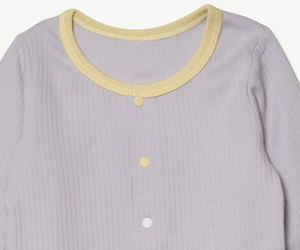 JALBEBE Set Unisex per Neonati a Costine Tinta Unita per Tutte le Stagioni, 2 Pezzi, Maglia a Maniche Lunghe in Cotone e Poliestere e Pantaloni, Abbigliamento da Casa - Product Image 5