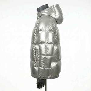 Custom Logo Wholesale <b>Men's</b> Winter Puffer <b>Jackets</b> with Zipper Breathable <b>Plus</b> <b>Size</b> & Print Design Bubble <b>Jackets</b> - Product Image 2