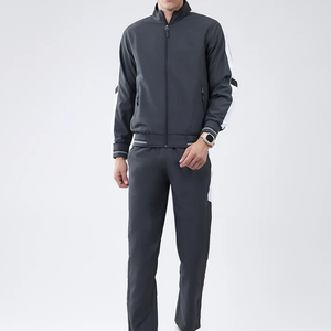 Conjunto Deportivo de Invierno Transpirable para Hombre, con Logotipo Bordado Personalizado, Ropa Deportiva Ligera para Exteriores, Conjunto Deportivo de Algodón para Adultos - Product Image 1