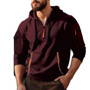 Sudadera con capucha súper elegante y ligera, estilo urbano, tallas y colores personalizados, para hombre y mujer, con efecto tie-dye, de algodón suave. - Product Image 1