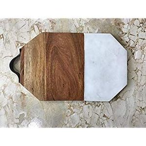 Handcrafted food tray chic serving accessories luxury presentation <b>board</b> wooden serving slab marble snack tray premium <b>board</b> - Product Image 4