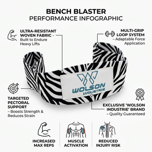 Banco de Pesas de Neopreno de Alta Resistencia Wilson Industry Premium, Transpirable, para Entrenamiento de Fuerza, Ajuste Cómodo - Product Image 4