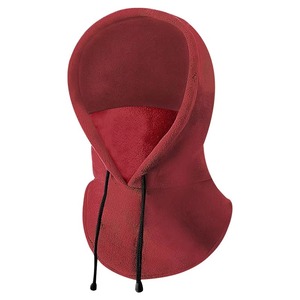 Pasamontañas de poliéster a cuadros naranja MANTIC ENTERPRISES, cubrecara completo, capucha ajustable, máscara unisex para exteriores con bordado 3D - Product Image 5